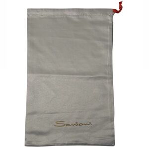 Santoni Authentic Drawstring Shoe Sneaker Handbag Purse Dustbag